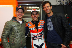 Casey Stoner, Marc Marquez e Mark Webber