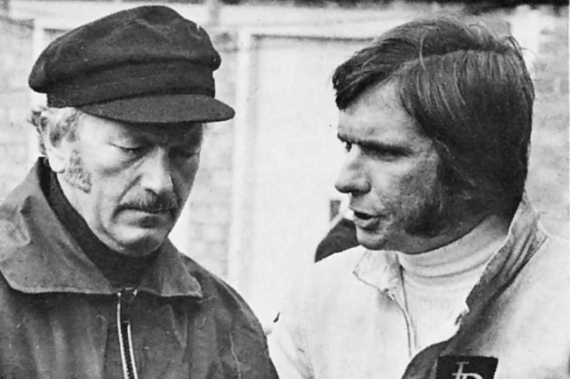 Emerson Fittipaldi et Colin Chapman