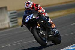 Casey Stoner tests the Honda MotoGP