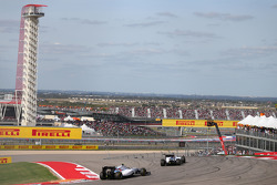Felipe Massa, Williams FW36 leads team mate Valtteri Bottas, Williams FW36