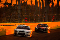 Josh Wise, Mike Curb Ford and Brett Moffitt, Michael Waltrip Racing Toyota