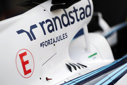 Williams FW36: message de soutien à Jules Bianchi (FRA)