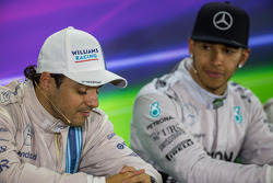 Felipe Massa, Williams, en la conferencia de prensa de la FIA