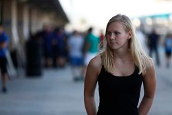 Beitske Visser, dans la pitlane GP3