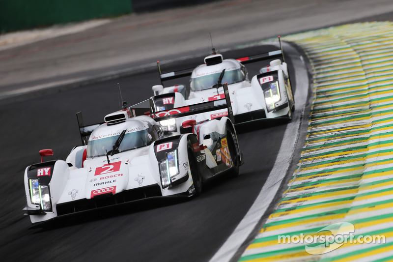 #2 Audi Sport Team Joest Audi R18 e-tron quattro: Marcel Fässler, Andre Lotterer, Benoit Tréluyer