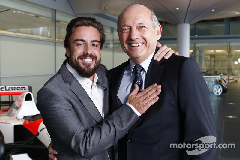 Fernando Alonso; Ron Dennis, McLaren