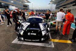 #11 Kessel Racing Ferrari 458 GT3: Vadim Gitlin, Marco Frezza, Isaac Tutumlu