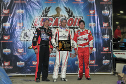 Bryan Clauson, Chad Boat and Daryn Pittman
