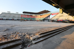 Construction dans le stadium