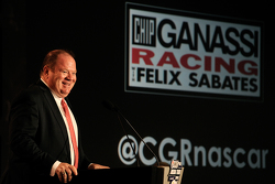 Chip Ganassi, mede-eigenaar van Chip Ganassi Racing, met Felix Sabates
