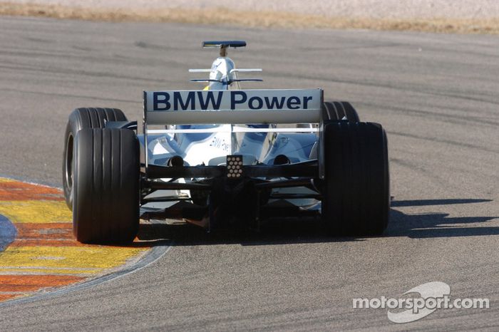 Mark Webber tests the new Williams BMW FW27