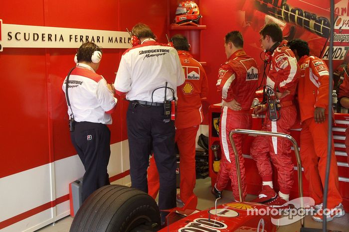 Final del día para Michael Schumacher