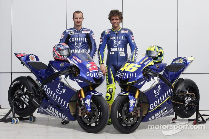 Valentino Rossi y Colin Edwards, Gauloises Yamaha Team, 2005