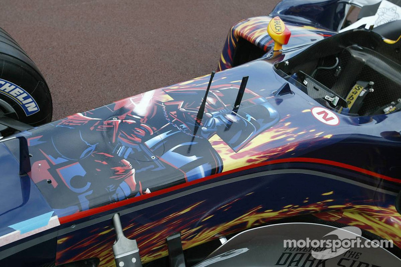 Red Bull Racing mit dem Farbdesign von Star Wars