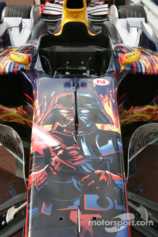 Darth Vader on the Red Bull Racing