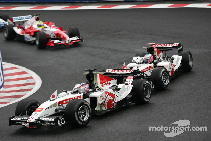 Takuma Sato ve Jenson Button