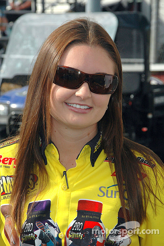 Erica Enders became the first woman driver to go beyond the first round
