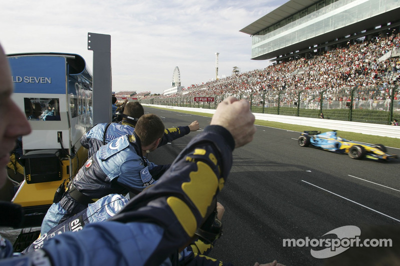 Giancarlo Fisichella finisht als tweede