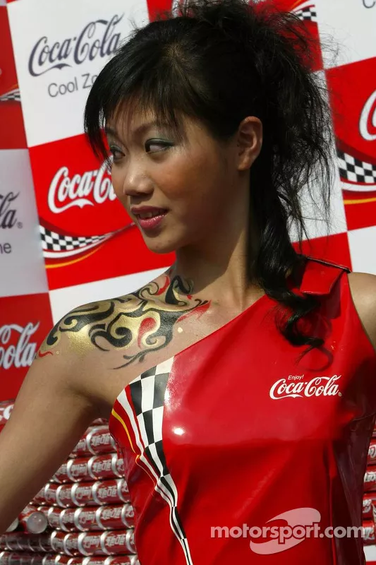 Una belleza en el paddock