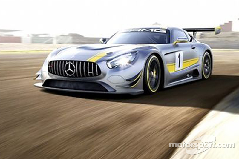 Teaser della nuova 2016 Mercedes-AMG GT3