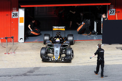 Sergio Perez, Sahara Force India F1 VJM08, sale de pits