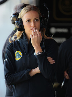 Carmen Jorda, piloto de desenvolvimento da equipe Lotus F1