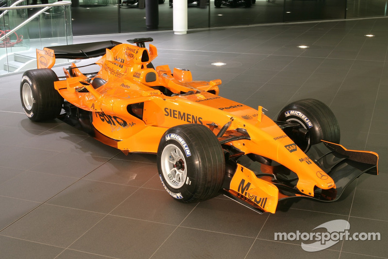 The new McLaren MP4-21 at the McLaren Technology Center