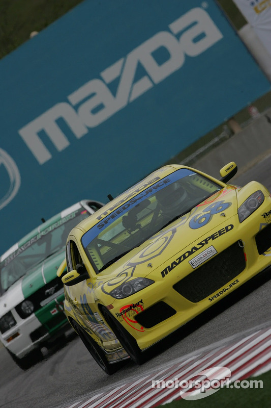 #68 SpeedSource Mazda RX-8: Scott Schlesinger, Ken Dobson