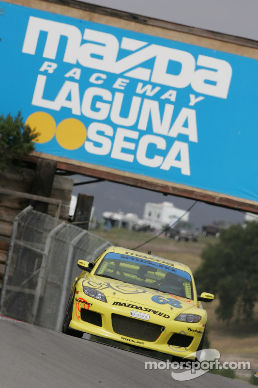 #68 SpeedSource Mazda RX-8: Scott Schlesinger, Ken Dobson