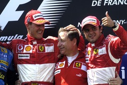 Michael Schumacher, Felipe Massa ve Jean Todt