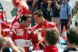 Felipe Massa und Michael Schumacher