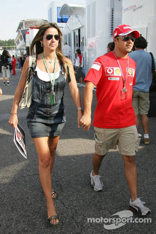 Rafaela Bassi und Felipe Massa