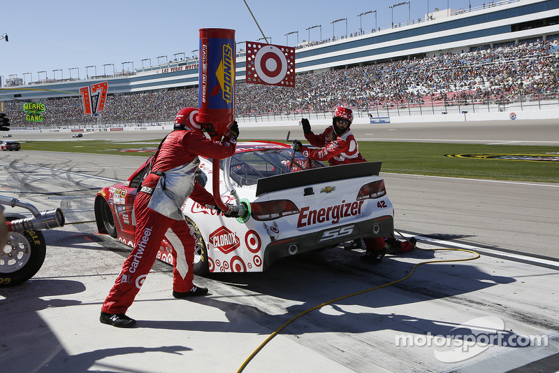 Boxenstopp eines NASCAR-Teams