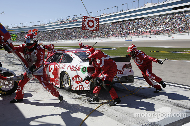 Boxenstopp eines NASCAR-Teams
