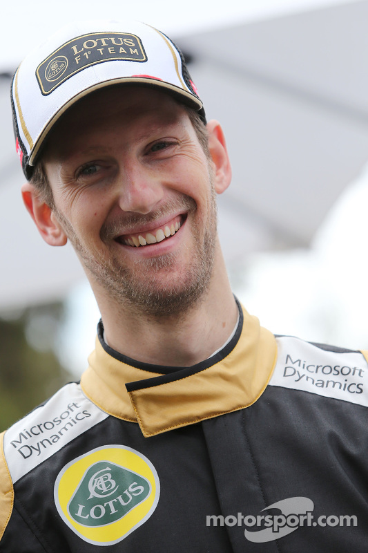 罗曼·格罗斯让, 路特斯f1车队