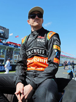 Nico Hulkenberg, Sahara Force India F1 lors de la parade des pilotes