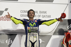 Valentino Rossi sur le podium