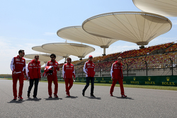 Sebastian Vettel, Scuderia Ferrari et Esteban Gutierrez, Scuderia Ferrari