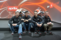 Leon Haslam, Aprilia Racing Team et Jordi Torres, Aprilia Racing Team