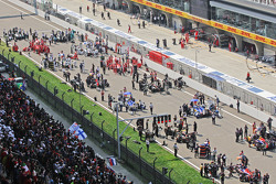 La parrilla antes del inicio de la carrera
