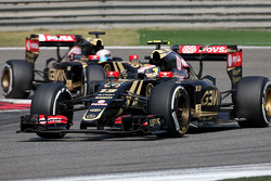 Пастор Мальдонадо, Lotus F1 Team и Ромен Грожан, Lotus F1 Team