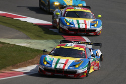 #51 AF Corse Ferrari F458 Italia : Gianmaria Bruni and Toni Vilander et la #71 AF Corse Ferrari F458 Italia : Davide Rigon and James Calado