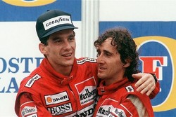 Ayrton Senna y Alain Prost, compañeros y rivales con McLaren