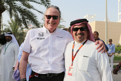 Mansour Ojjeh, 迈凯伦股东和皇室王子Shaikh Salman bin Isa Hamad Al Khalifa