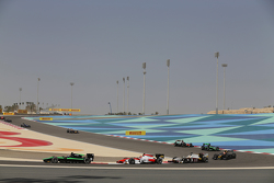 Richie Stanaway, Status Grand Prix en Daniel De Jong, MP Motorsport en Arthur Pic, Campos Racing