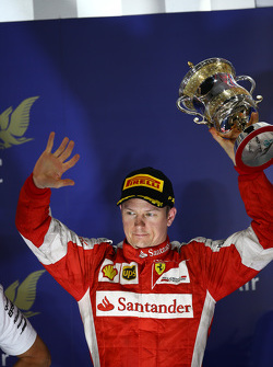Segundo lugar, Kimi Raikkonen, Ferrari