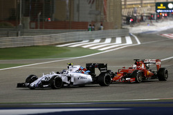 Валттери Боттас, Williams F1 Team и Себастьян Феттель, Scuderia Ferrari