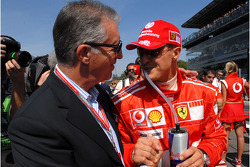 Piero Ferrari ve Michael Schumacher