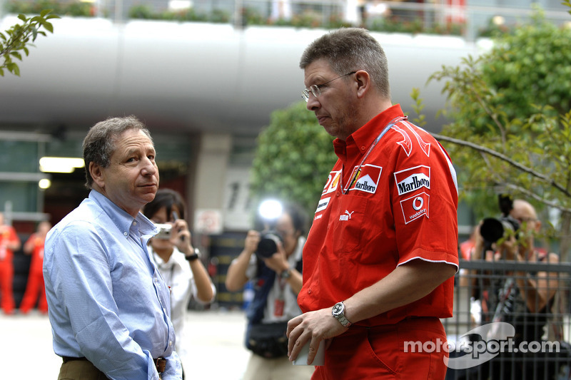 Jean Todt y Ross Brawn