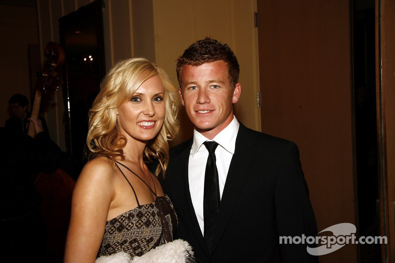 Patrick Long and girlfriend at Laguna Seca
